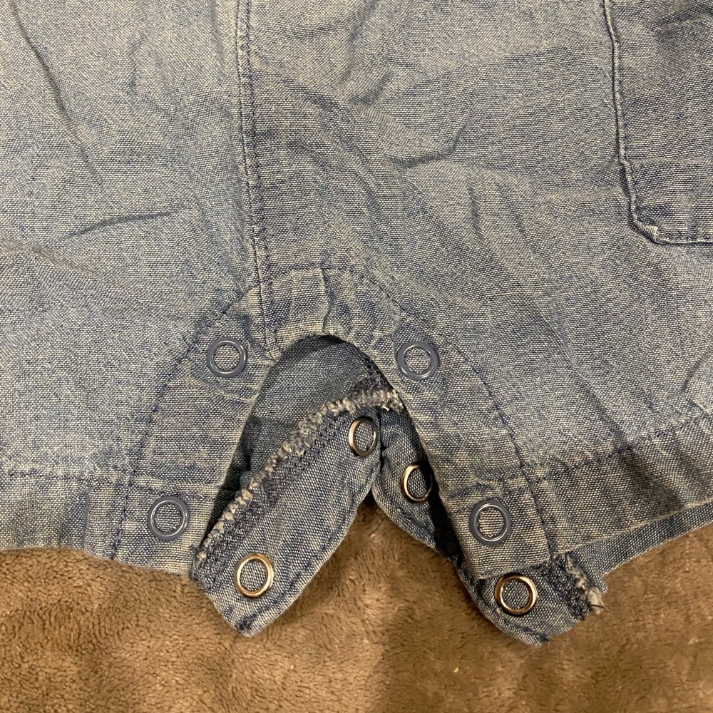 Carter’s 3M Denim Romper - Picture 2 of 4